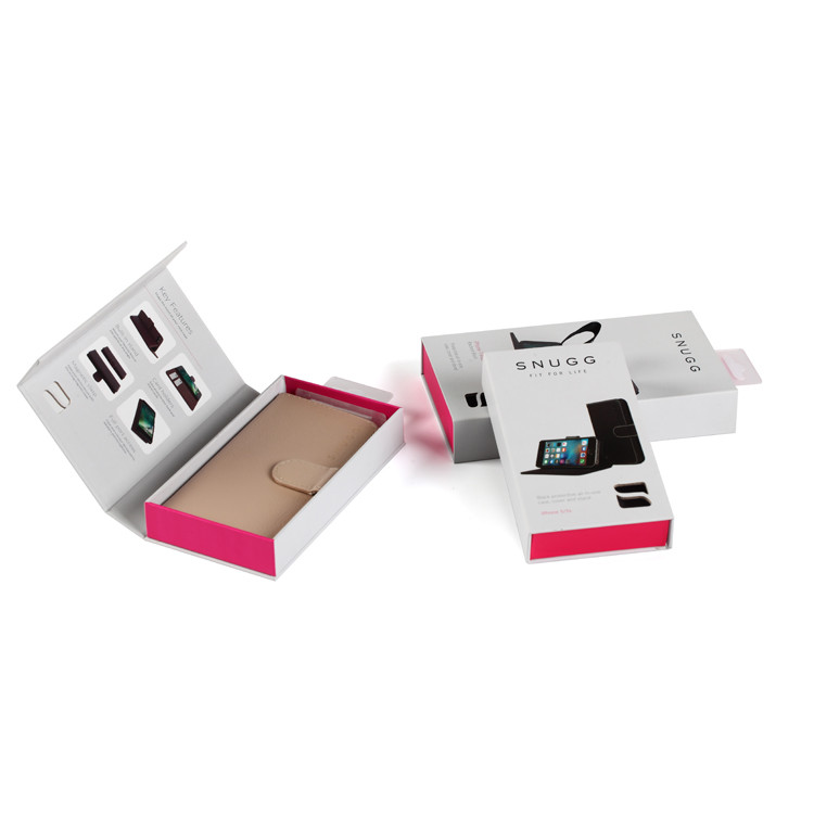 Book Shape Custom Paper Packaging Box Custom Color Magnetic Gift Box