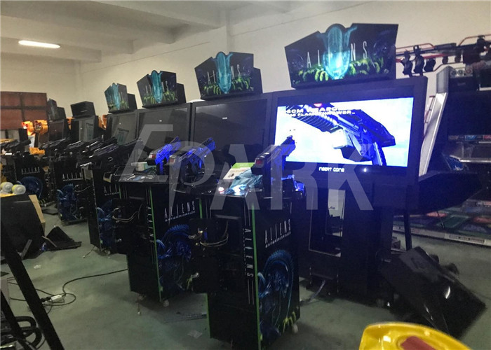 42 Inches Alien Video Arcade Shooting Simulator Machine For Game Center