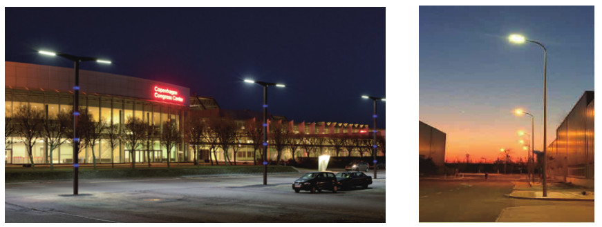 LED Cobra Head Street Light 80W Exterior Pole Fixtures Direct Slide In Mount