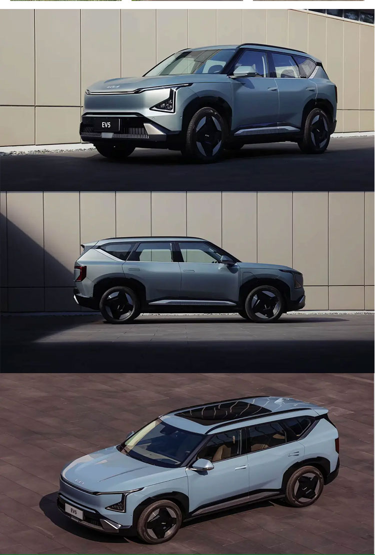2023-2024 Kia EV5 Electric Car 218 HP Front-Wheel Drive Energy Vehicle with TIRE 195/60 R16 and Max Speed of 176 km/h