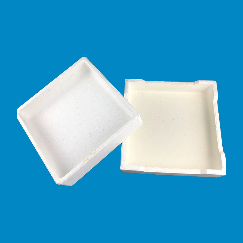 High Thermal Shock Resistance High Alumina Crucible For Analyzing And Firing