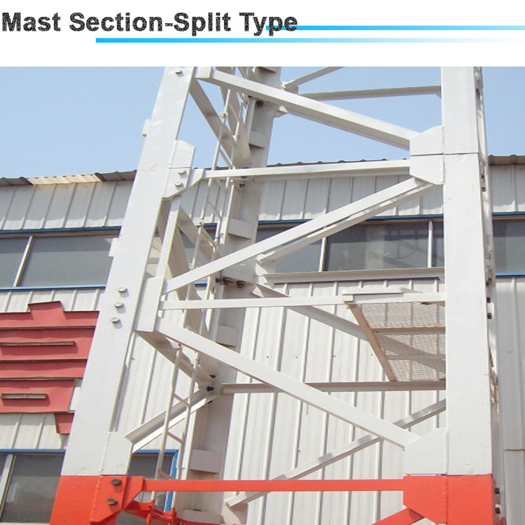 QTD2520 High Efficiency Small Luffing Tower Crane with High Specifications for Civil Project