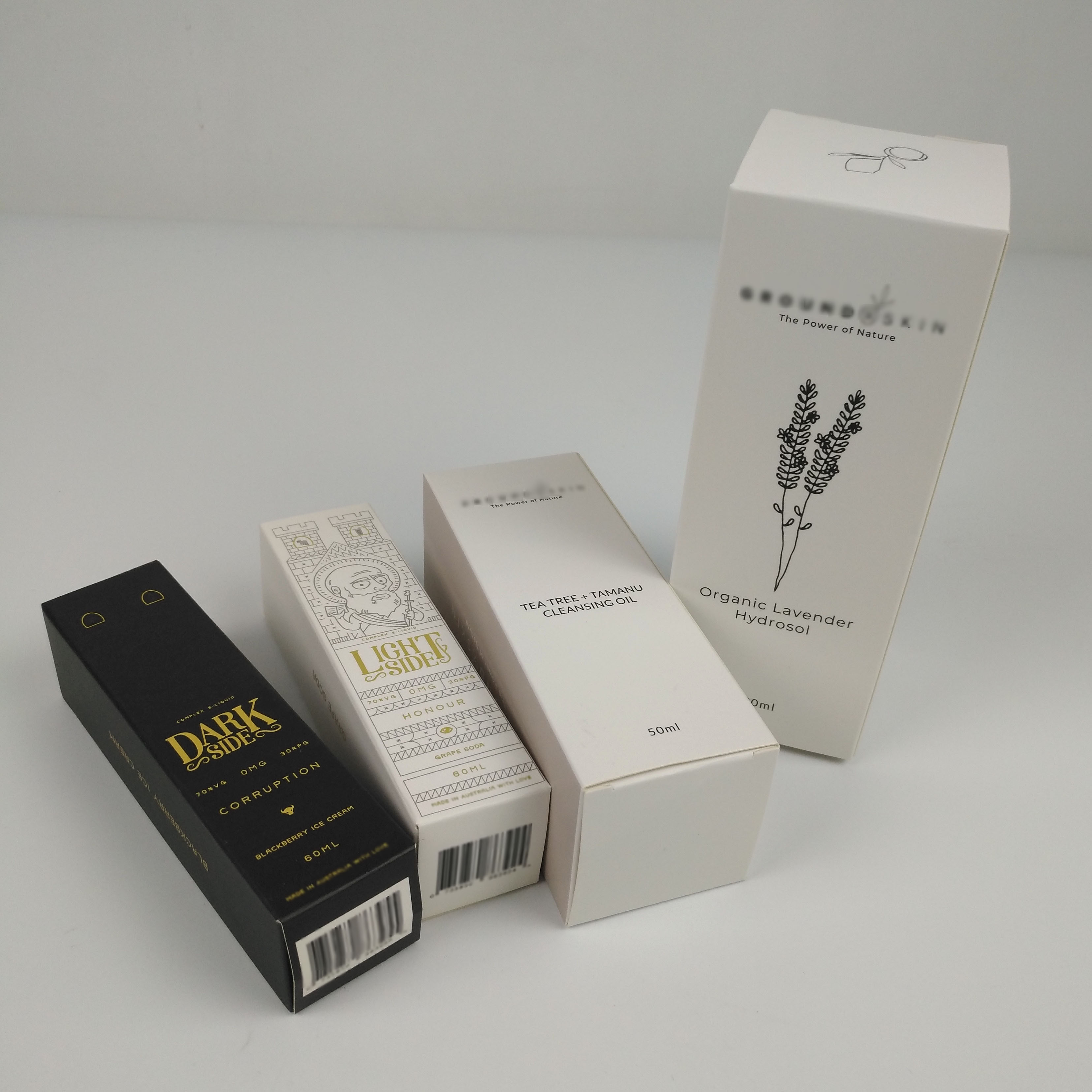 Cosmetic Packaging Box Custom Makeup Lipstic Skincare 30ml 50ml White Cardboard Paper Packing Box For Cosmetic