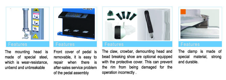 Semi Automatic Tire Changer with swing arm