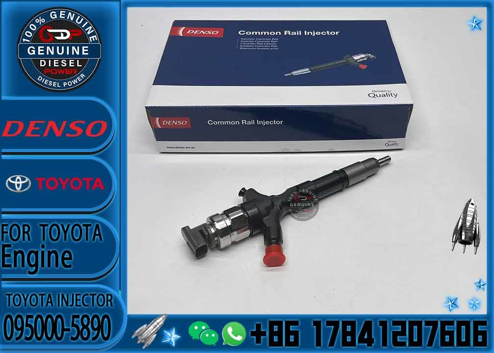1KD-FTV Common Rail Fuel Nozzle Injector 095000 5890 0950005890 095000-5890 for Toyota 1KD-FTV
