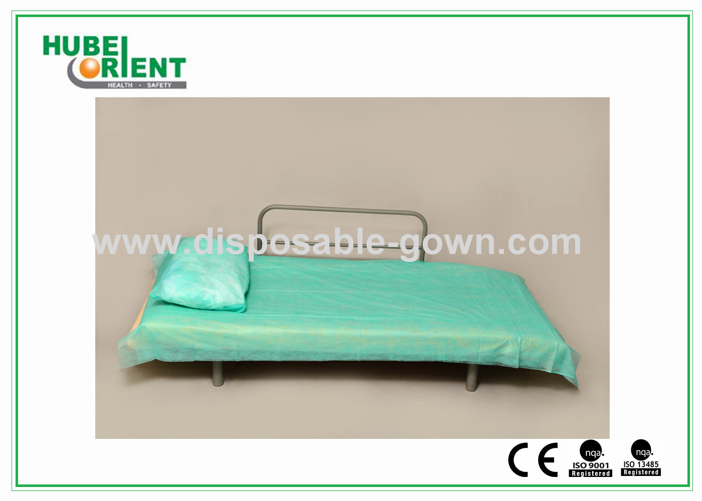 Cross Infection Prevention Disposable Nonwoven Bedsheet For Hospital