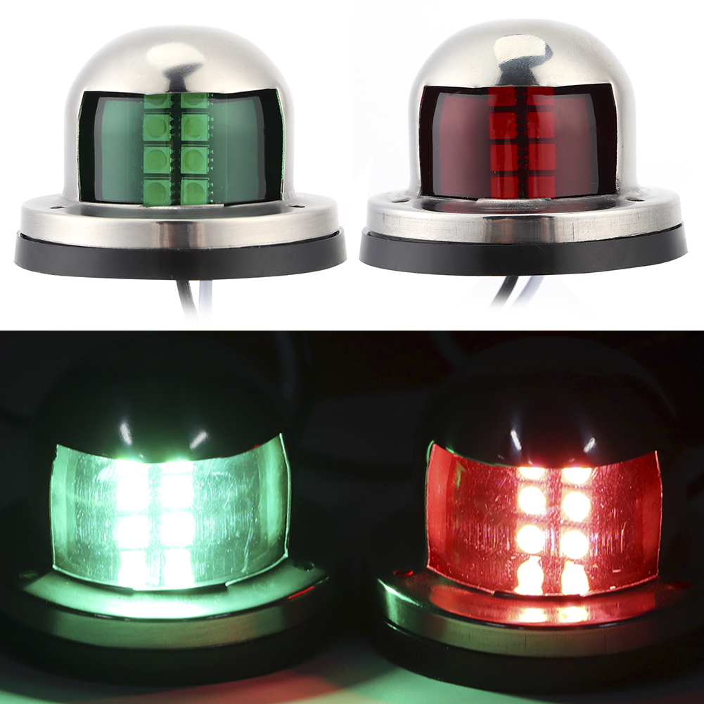 5050SMD IP68 Boat Bow Headlights Red Green LED Bow Navigation Light