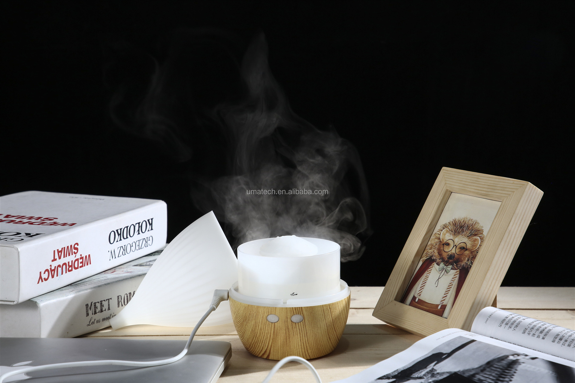 160ml USB Mini Air Humidifier Aroma Essential Oil Fragrance Perfume Diffuser for Aromatherapy