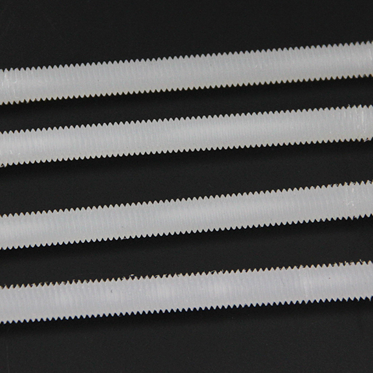 White Plastic Rubber Nylon Full Threaded Rod DIN975 M4 - M20