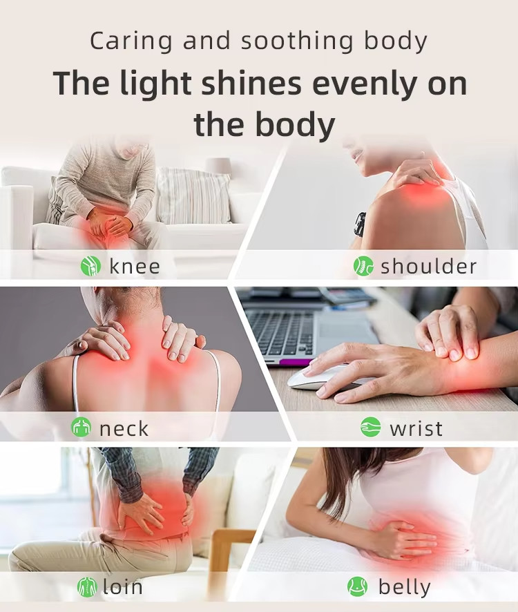 660nm 850nm Red Infrared Light Therapy Lamp With Stand For Pain Relif