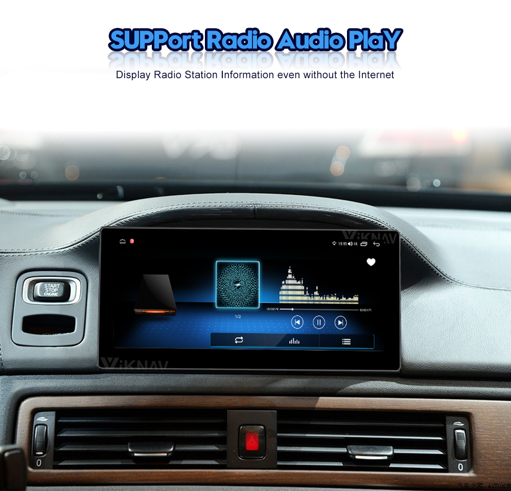 Viknav Car Radio For Volvo S80 (2012-2015) 8.8 inch HD Touch Screen Wireless Carplay Video Player Car GPS Navigation