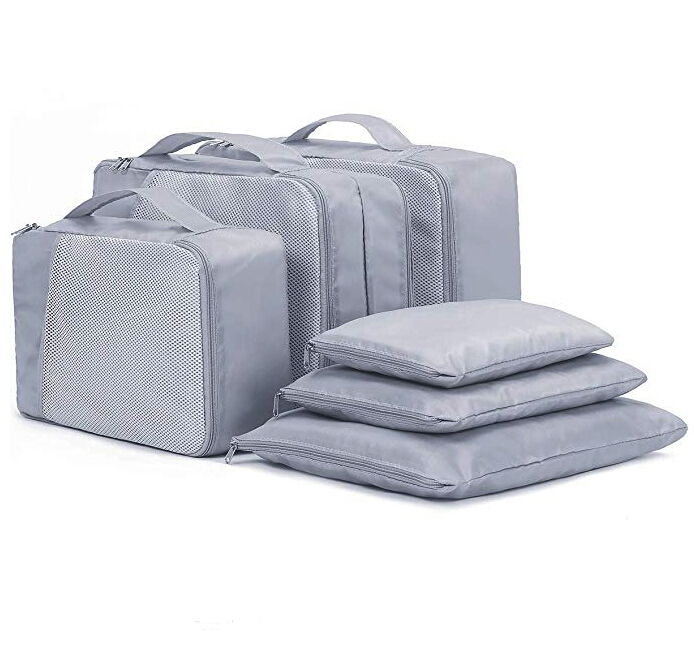 Suitcase Organiser Bags , Suitcase Packing Cells Dress Shirt Nylon Material