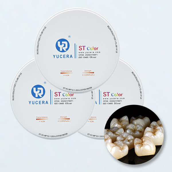 1100Mpa Dental Zirconia Blank Yucera Cad Cam Zirconia Disk