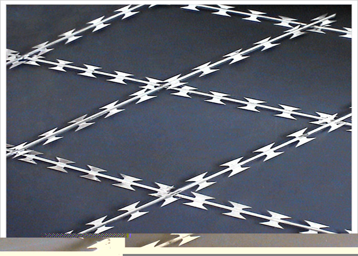 Barbed Wire For Cross Razor Type Decorative Barbed Wire Fencing - Buy Anti-rust Razor Blade Barbed