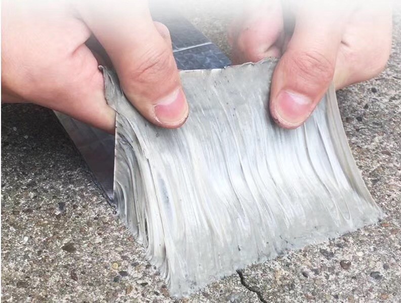 Butyl Rubber Aluminium Waterproof Tape Foil For Ductwork ODM