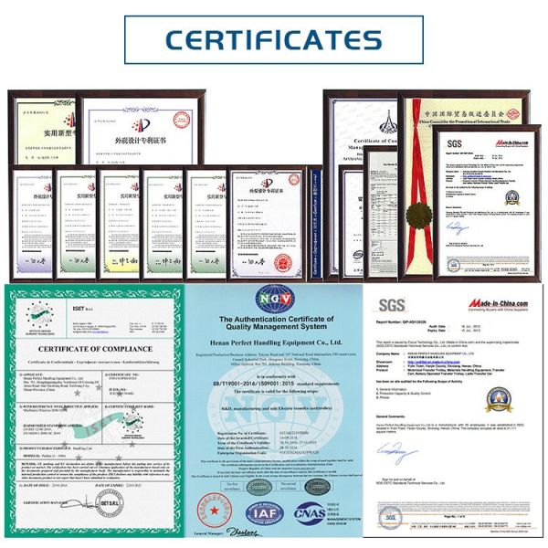 Production Line Using Rail Handing Trolley Material Transfer Car