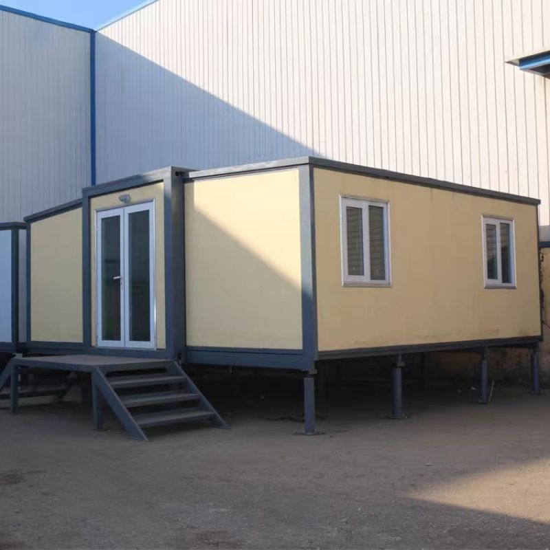 Steel Fabricated House 20ft Office Folding Foldable Expandable Container Workspace