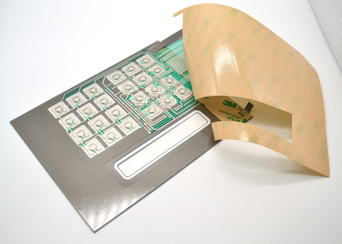 Shielding Circuit Sealed Membrane Switches Multi Button Embossed Tactile Type