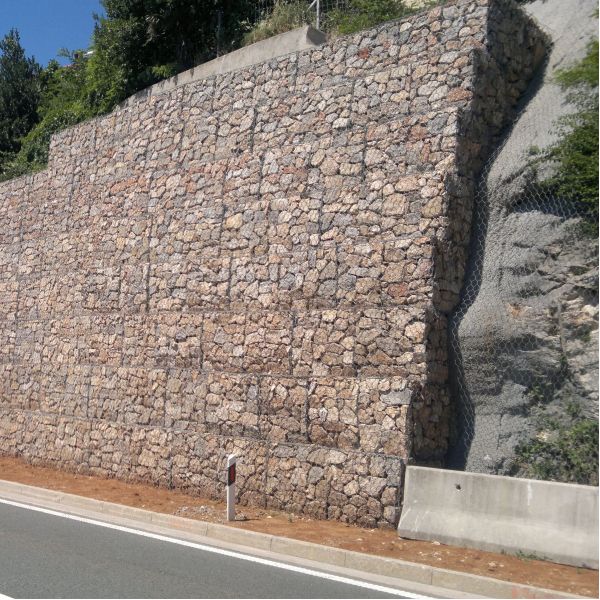 Gabion Wall, Galfan Coated Hexagonal Gabion Mattress, 3x2x0.3m, Wire 2.2mm, Mesh 60x80mm, for Retaining Wall & Erosion Control