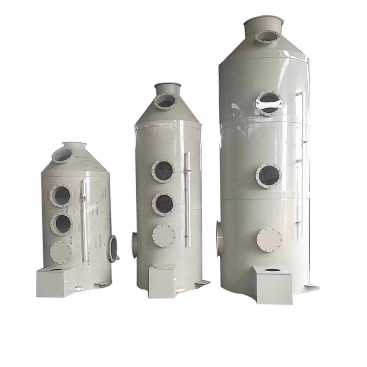 Spray Tower Industrial Waste Gas Treatment Equipment For Acid Mist And Dust Waste Gas