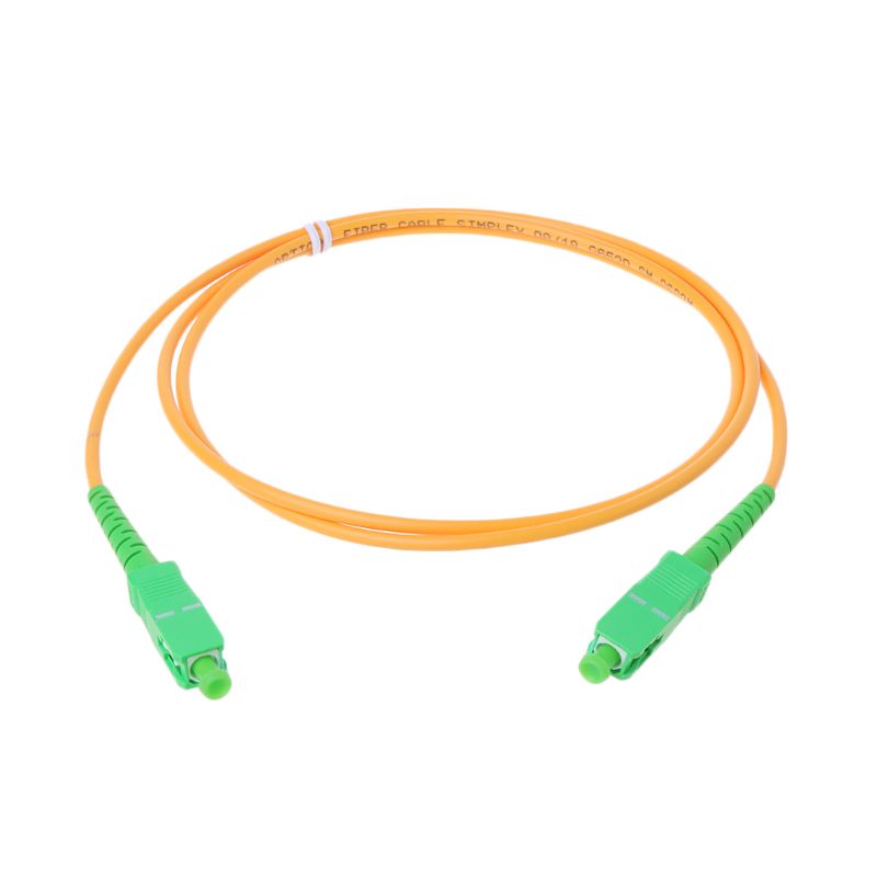 ELETECK APC-SC APC-SM Fiber Optic Jumper Cable 3mm Extension Patch Cord