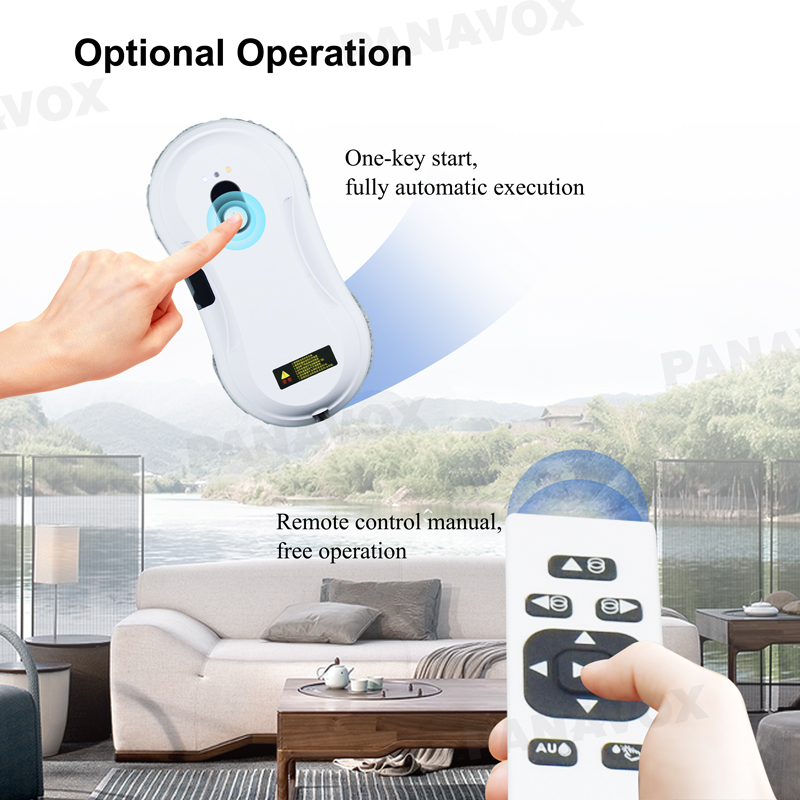 5mins/M2 Remote Control Window Robot Cleaner OEM White Robot Vacuum