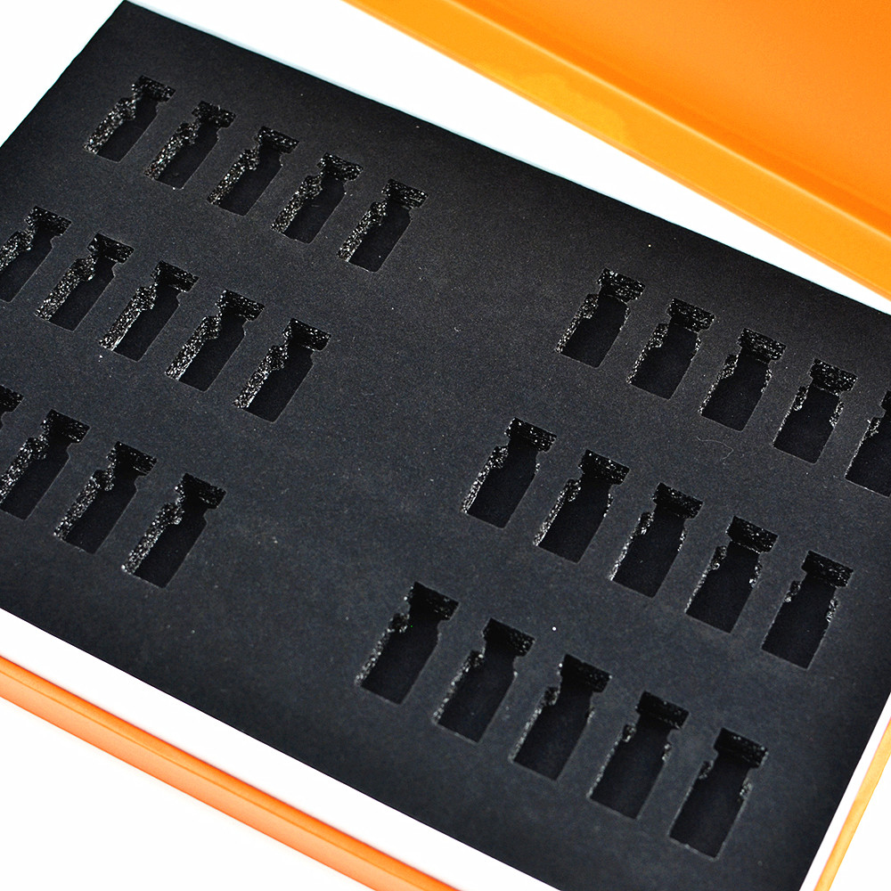 1200gsm Luxury Gift Boxes Makeup And Skincare MDF Rigid Base Bottom Customized Cutouts Inlay