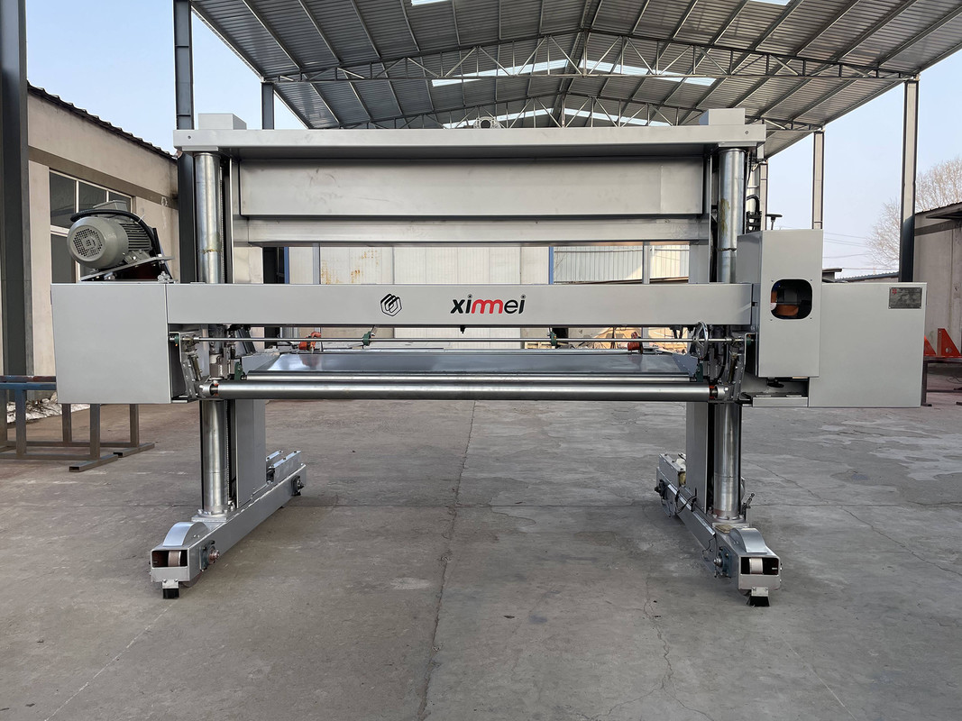 Siemens electronic Control C517 PU long Foam block Cutter with Linear Guide and Auto Knife Feed sharpening peeling auto roll up winder for laminating