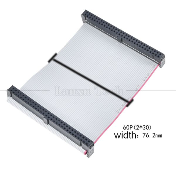 Customized 6P 8P 10P 14P 16P 20P 26P 34P 40P 1.27mm 1.0mm 2.0mm 2.54mm Pitch IDC Flat Ribbon Cable