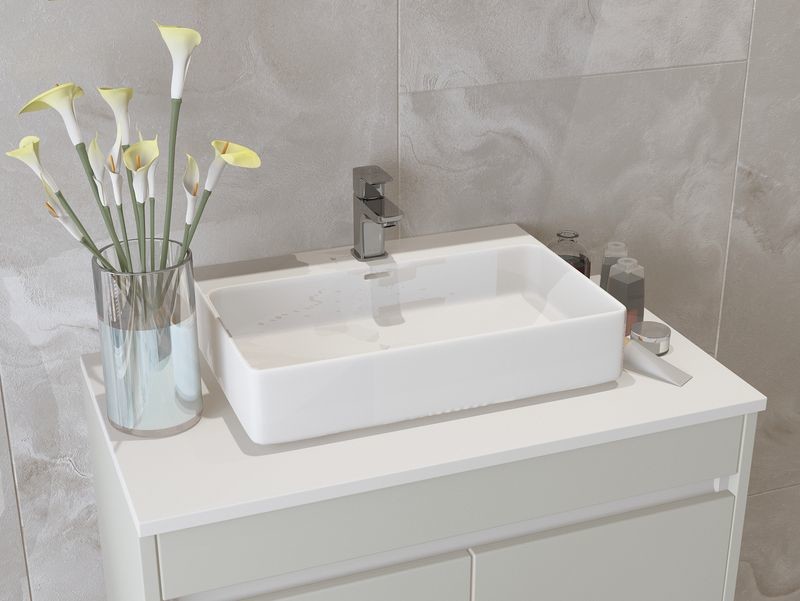 Powder Coating Stainless Steel Wash Basin Cabinet Modern Floating Bathroom Vanities