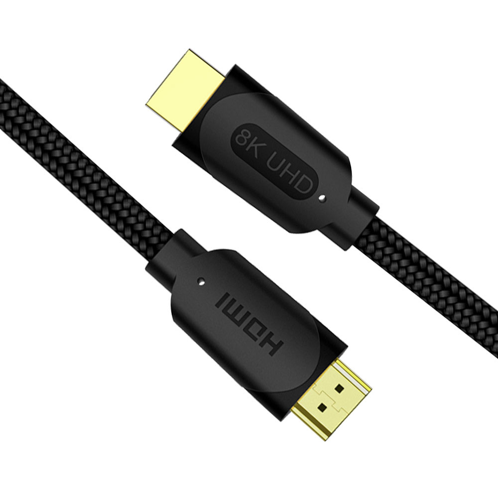 8Gbps Hdmi Cord With Ethernet , Braided HDCP 2.2 Certified Hdmi 4K 60Hz Cable