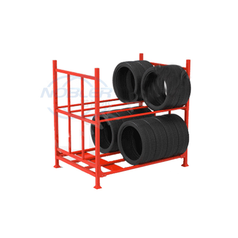 Warehouse Tyre Racking Tire Rack For Storage Collapsible