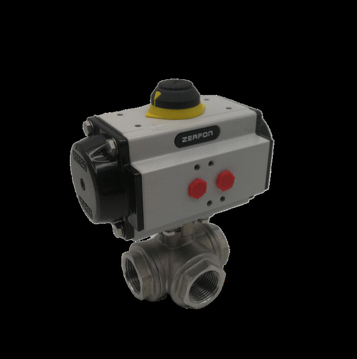 Pneumatic Titanium Ball Valves Gr1 And Gr2 8-Inch Class 150 DN 15-250 For Fluid Flow