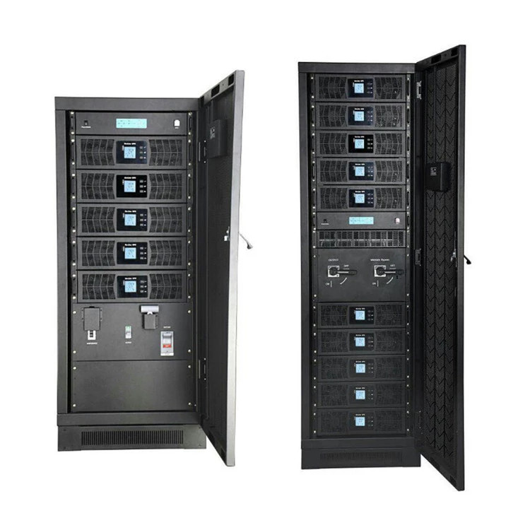 LCD Scalability Three Phase Intelligent 120KVA Modular Online UPS 415VAC
