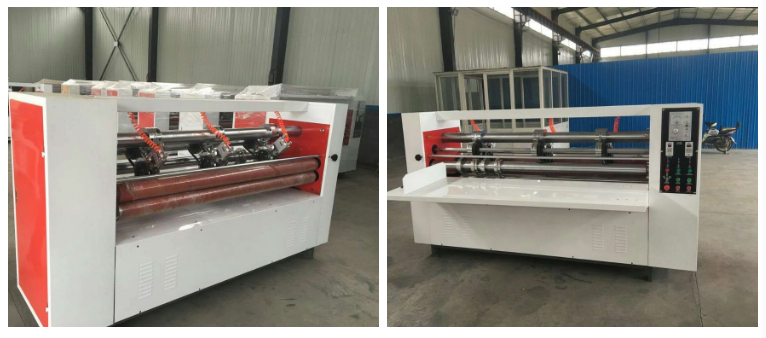 10 Scorers Corrugated Slitter Scorer Machine 6 Blades With Compact Structure