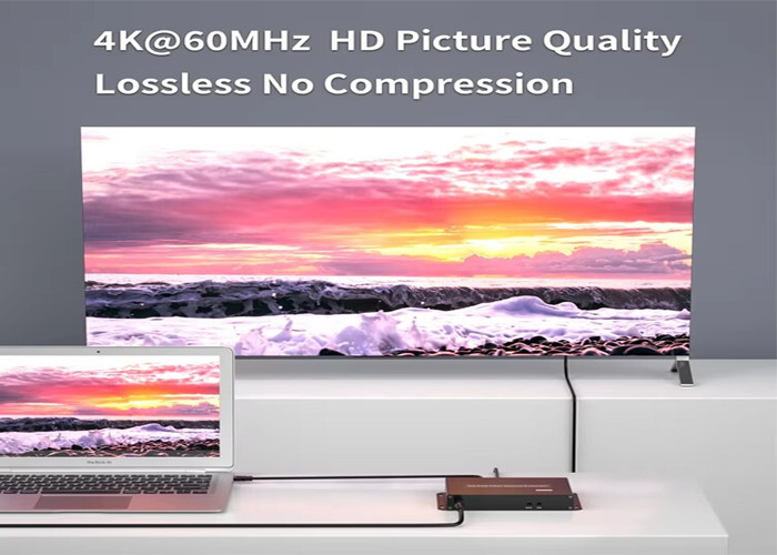 4K 60Hz HDMI Fiber Optic Extender Up to 20KM Lossless Transmission Long Distance Signal Transmission