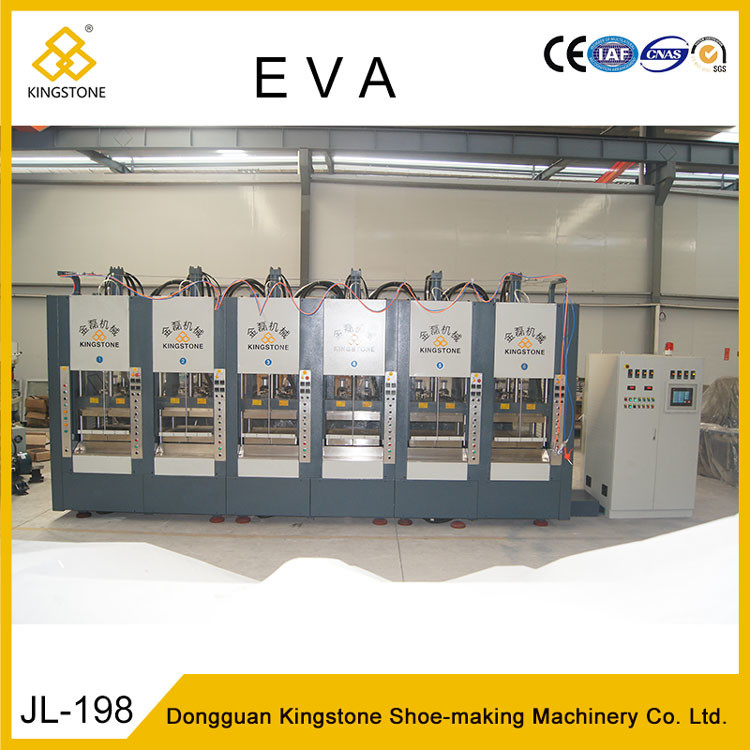 Automatic EVA Slipper Garden Shoes Making Machine with 6 Stations