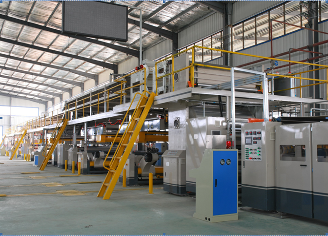 3 5 7 Layer Pizza Carton 380v Corrugated Box Plant Fully Automatic