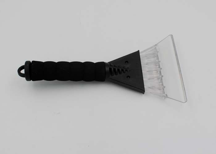 Hard Plastic Car Window Ice Scraper With Soft Handle For Promotion