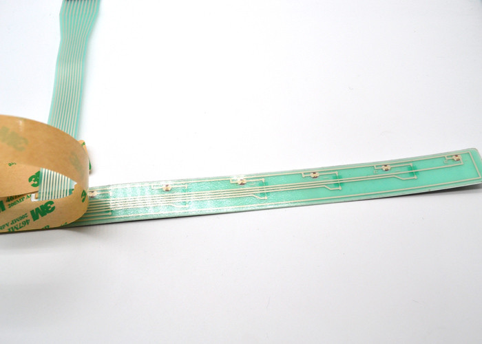 Thin Film PC / PET Overlay LED Membrane Switch With 2mm Connector Tail