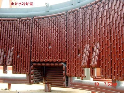Large Water Cooled Panel / Water Cooled Roof Receive Cooling Water From A Cooling Tower