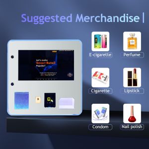 Desktop Electronic Mini Vending Machine With Age Checker Nayax Carder