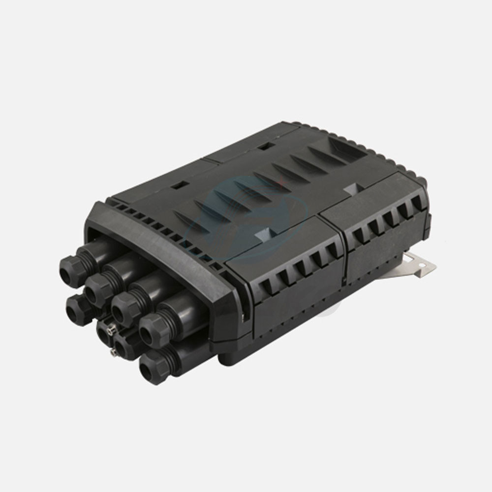 Maximum Fusion 288Cores Horizontal 4 Inlet 4 Outlet Ports Fiber Optic Splice Closure