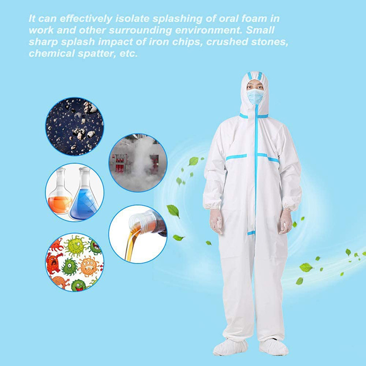 White KN95 Face Mask Medical Protective Coverall Protective Clothing