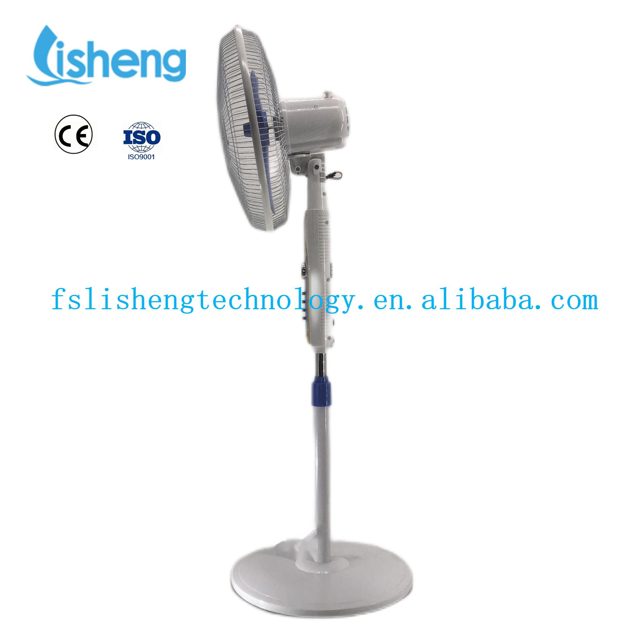 Industrial Rechargeable Standing Fan 18 Inch Energy Saving with brushless motor
