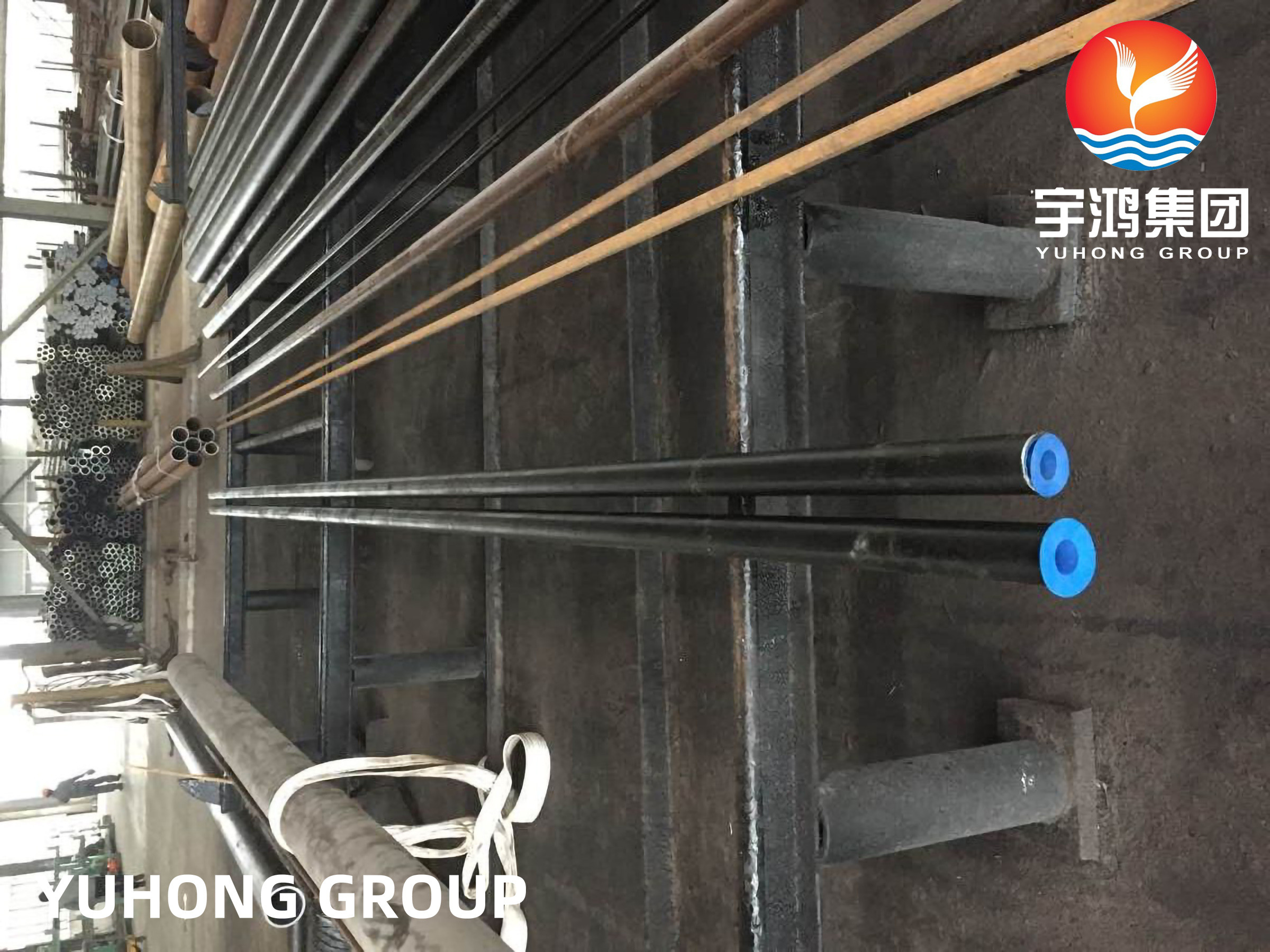 ALLOY STEEL SEAMLESS PIPES ASTM A335 P11 P22 P5 P9 BLACK PAINTING BA