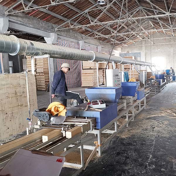 Sawdust Pressed Wood Pallet Block Production Line Machine