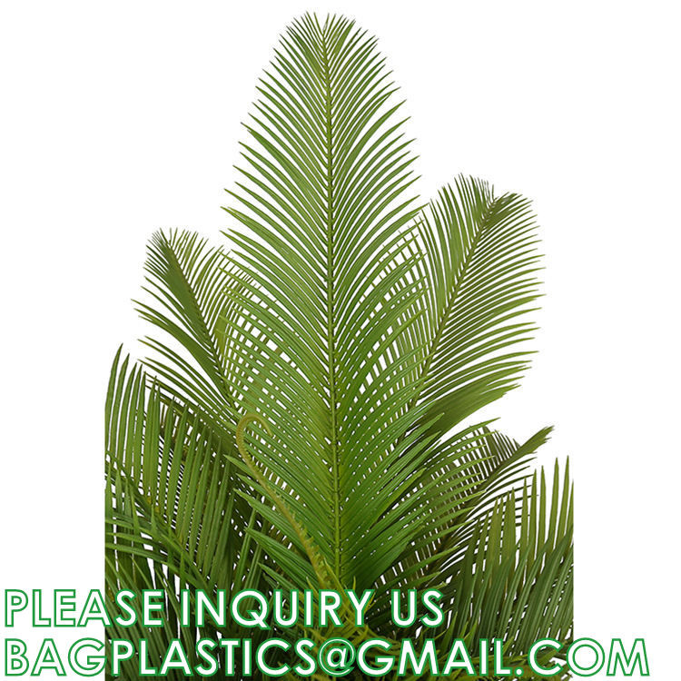 Gorgeous Cycas Revoluta Sago Palm Tree Artificial Plant with Nursery Pot, Feel Real Technology, 28 Long & Giant