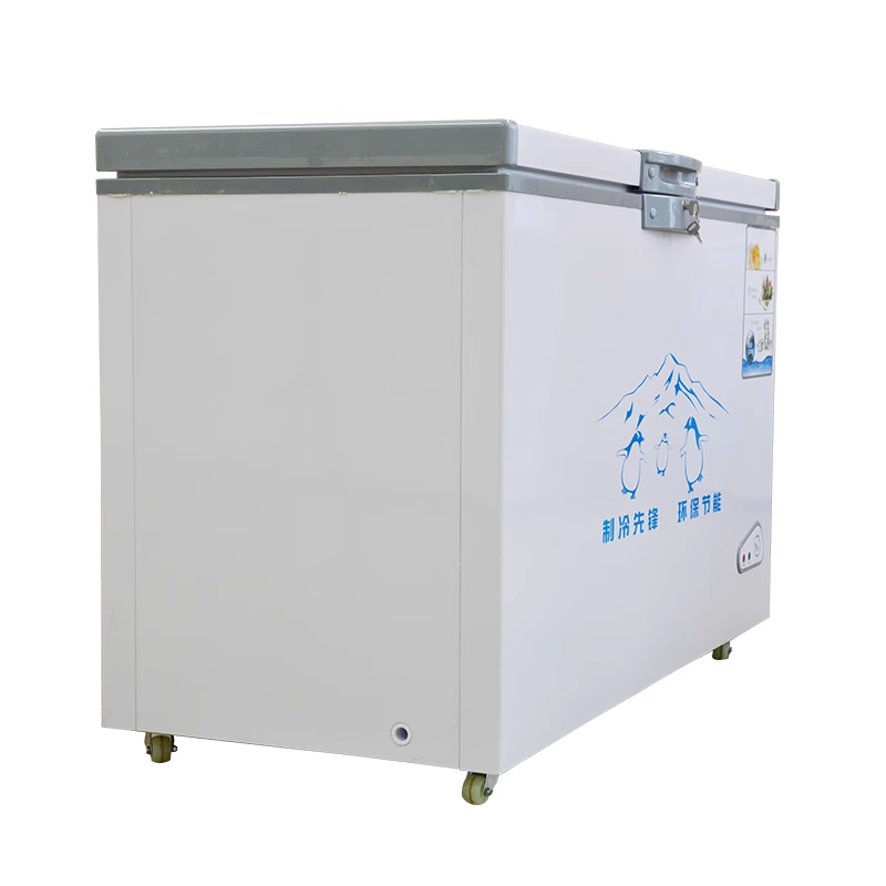 Top-freezer refrigerators Ice Cabinet Commercial Horizontal Refrigerator deep Chest refrigerator freezer with Large Capacity