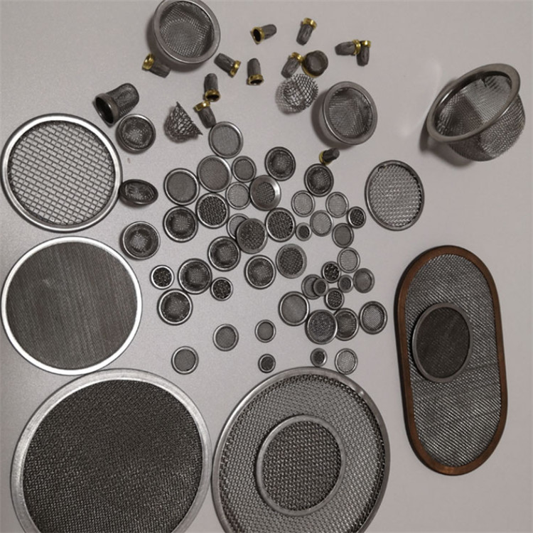 Stainless Steel 304 316 Aperture 4um Wire Mesh Filter Disc With Enfolded Edge